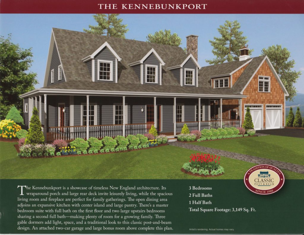 The Kennebunkport Northeastern Log Homes